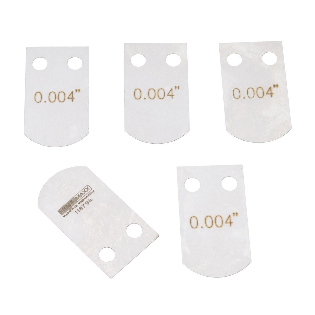 CALE REGLAGE SOUPAPE 911 -89 (5 PIECES)