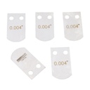 CALE REGLAGE SOUPAPE 911 -89 (5 PIECES)